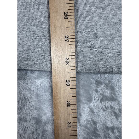 Champion T-Shirt Men's Large Gray Blue Red Script Logo Tee Cotton Blend - Picture 9 of 9